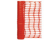 80x40mm High Strength Mesh Snow Fence , High Visibility Orange Plastic Security Fencing