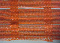 Công nghiệp di động Orange nhựa lưới rào cản hàng rào lưới cho khai quật mở