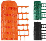 Light Weight Construction Barrier Mesh , Crowd Control Guardian Temporary Plastic Fencing